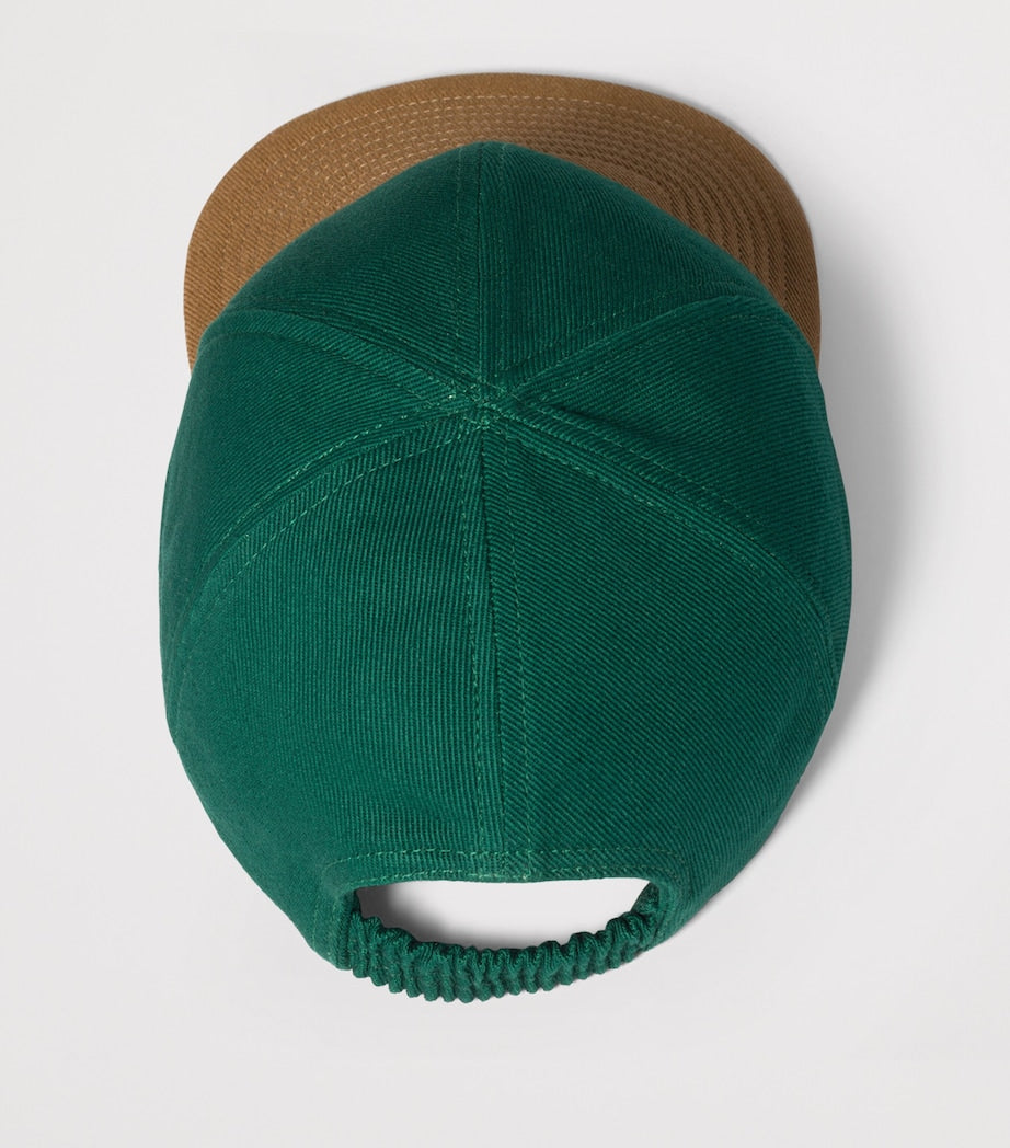 Miu Miu drill baseball cap (British brand)