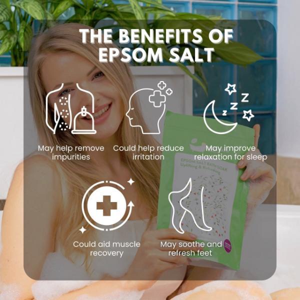 Eco Bath Epsom Salt Bath Soak 1kg - British product