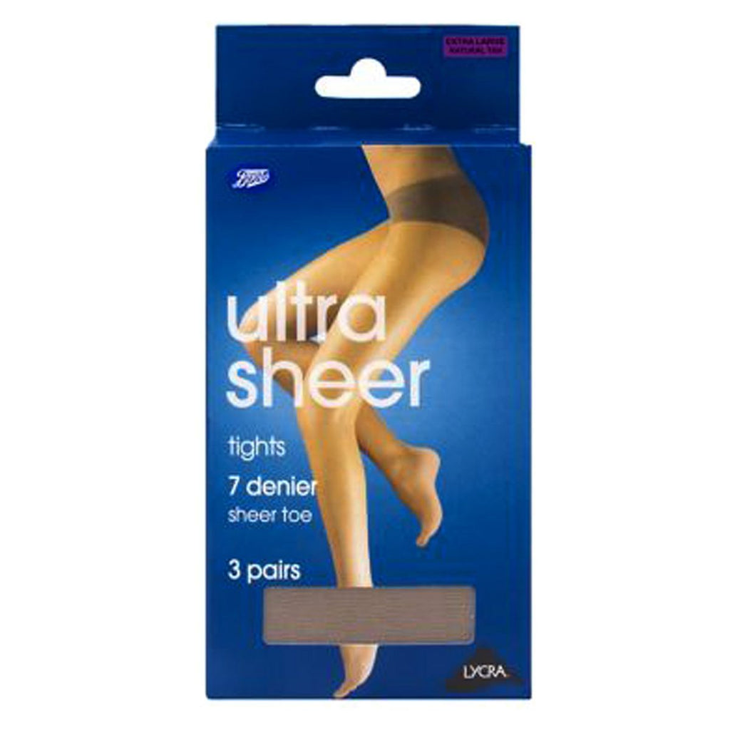 Boots Ultra Sheer Tights Natural Tan