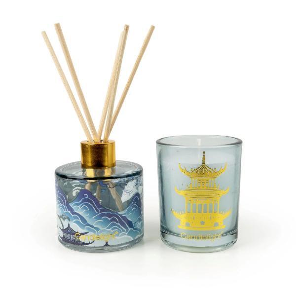Candlelight Silk Tianshui home fragrance gift set, UK version