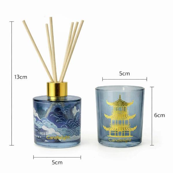 Candlelight Silk Tianshui home fragrance gift set, UK version