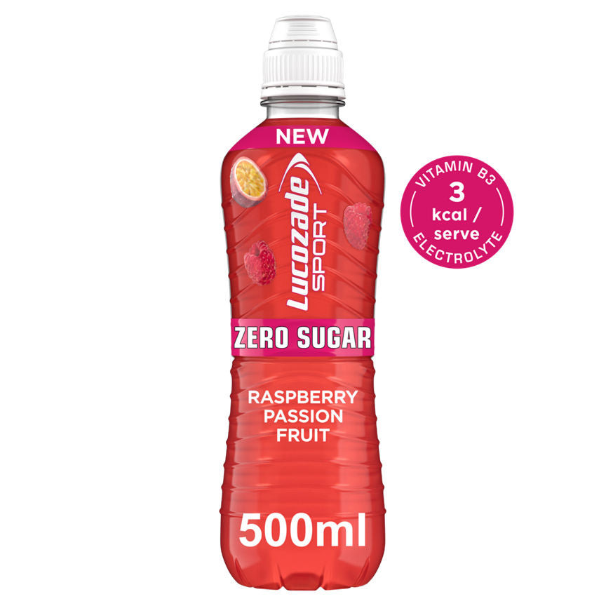 Lucozade Sport Zero Raspberry & Passion Fruit 500ml