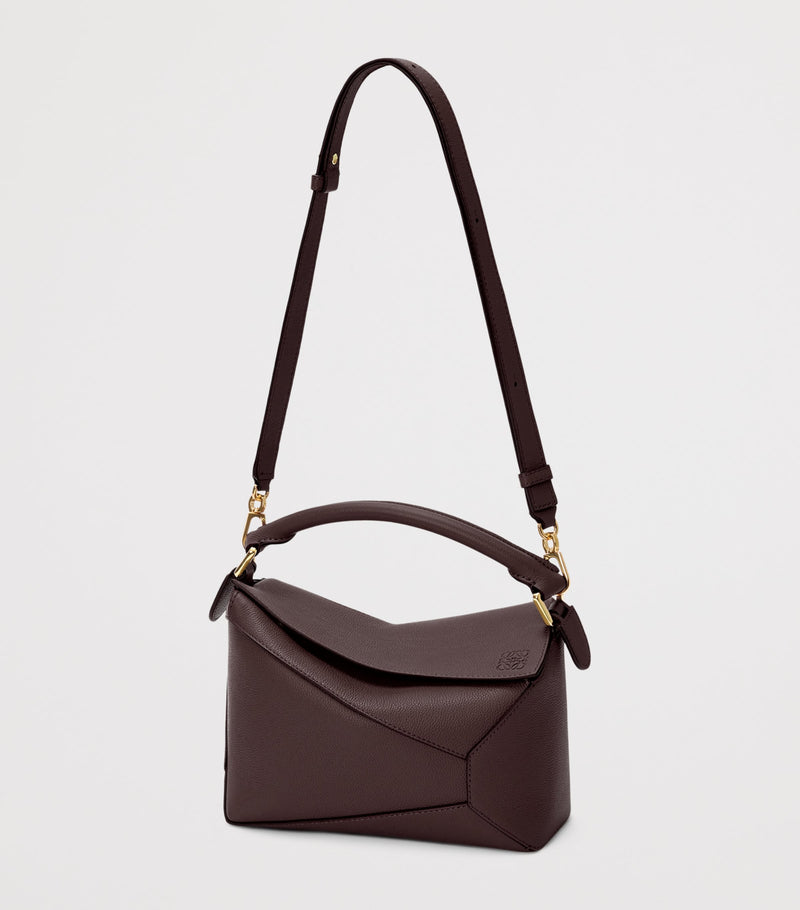 LOEWE small leather Puzzle Edge top-handle bag (British brand)