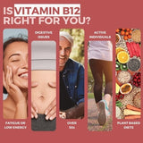 Pact Nutrition Vitamin B12 methylcobalamin tablets 365 - British product