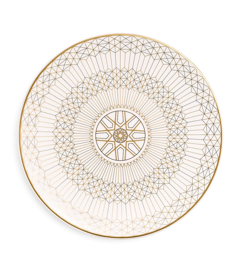 Baccarat Arcadia Gold bread plate 16cm - British product