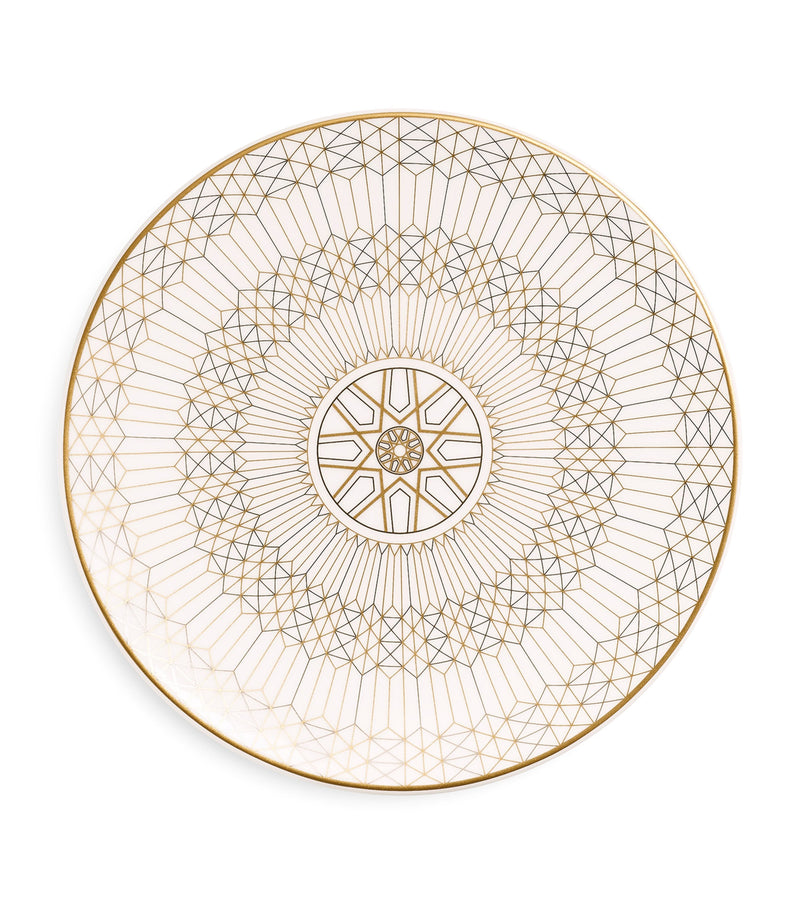 Baccarat Arcadia Gold bread plate 16cm - British product