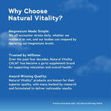 Natural Vitality CALM magnesium gummies 60 gummies - British product