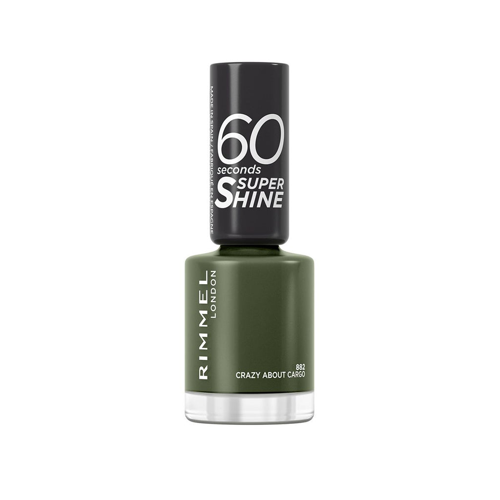 Rimmel 60 Seconds Super Shine Nail Polish 882 Crazy About Cargo