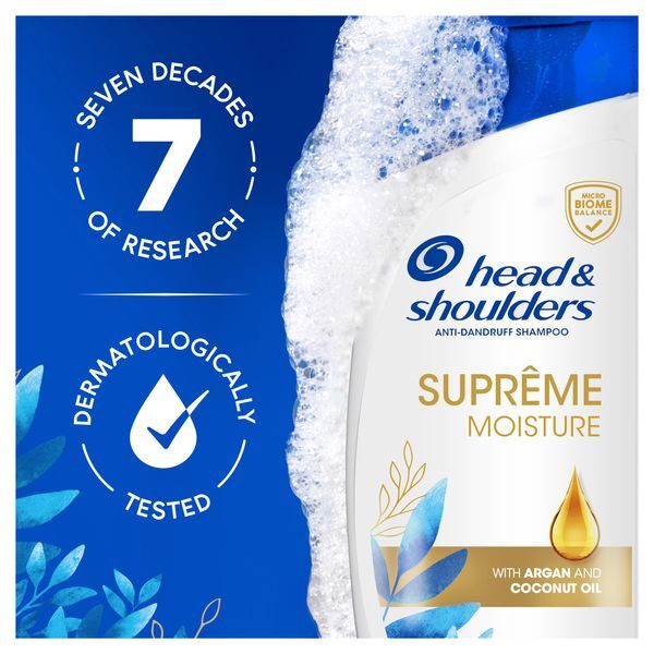 Head&Shoulders Anti Dandruff Supreme Moisture Shampoo 400ml GOODS Superdrug   