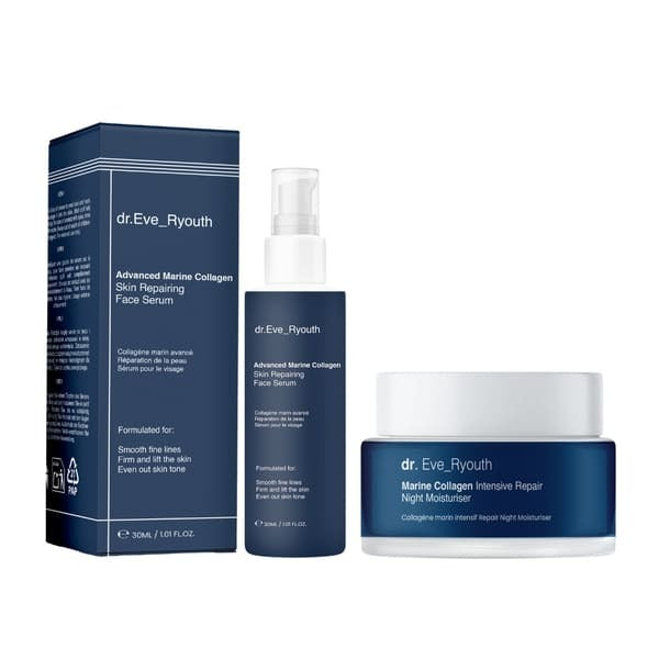 Dr Ever Collagen Serum and Moisturiser Duo - British product