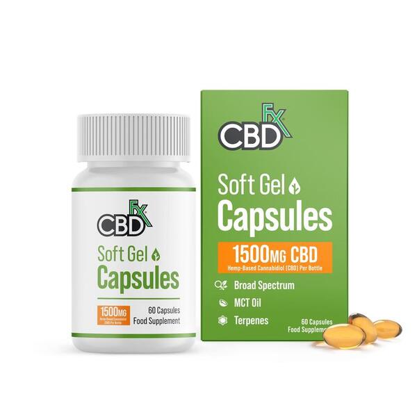 CBDfx Soft Gel Capsules - 1500mg CBD GOODS Superdrug   