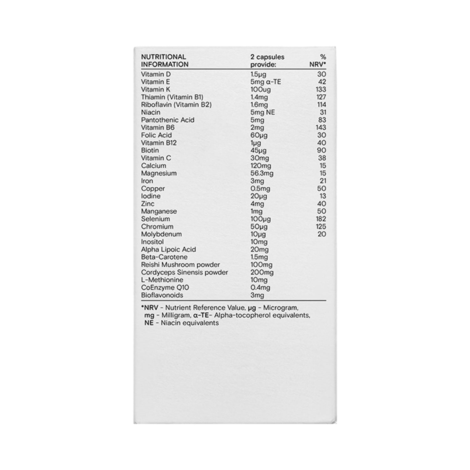 Wild Nutrition Men's Daily Multi 60 capsules (British brand)