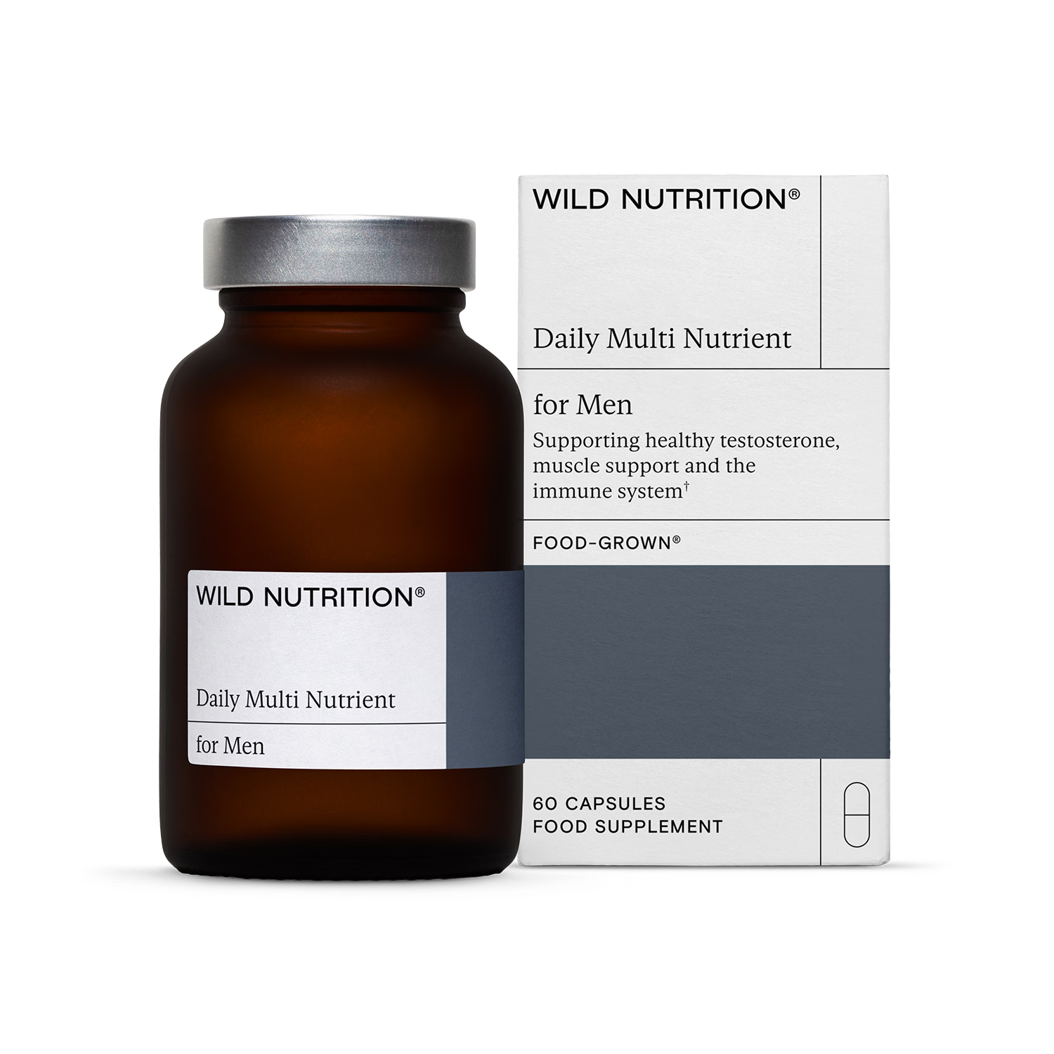 Wild Nutrition Men's Daily Multi 60 capsules (British brand)