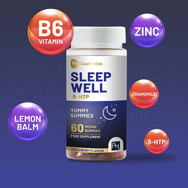 Prowise 5HTP Sleep Well Gummies 60 Gummies | Mixed Berry