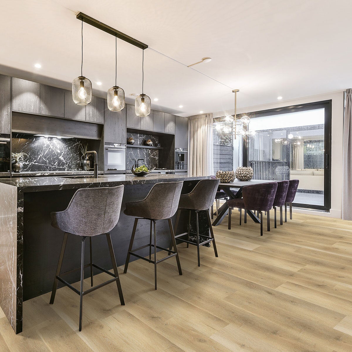 Golden Select Vinyl Flooring Cambridge Oak plank, imported from the UK