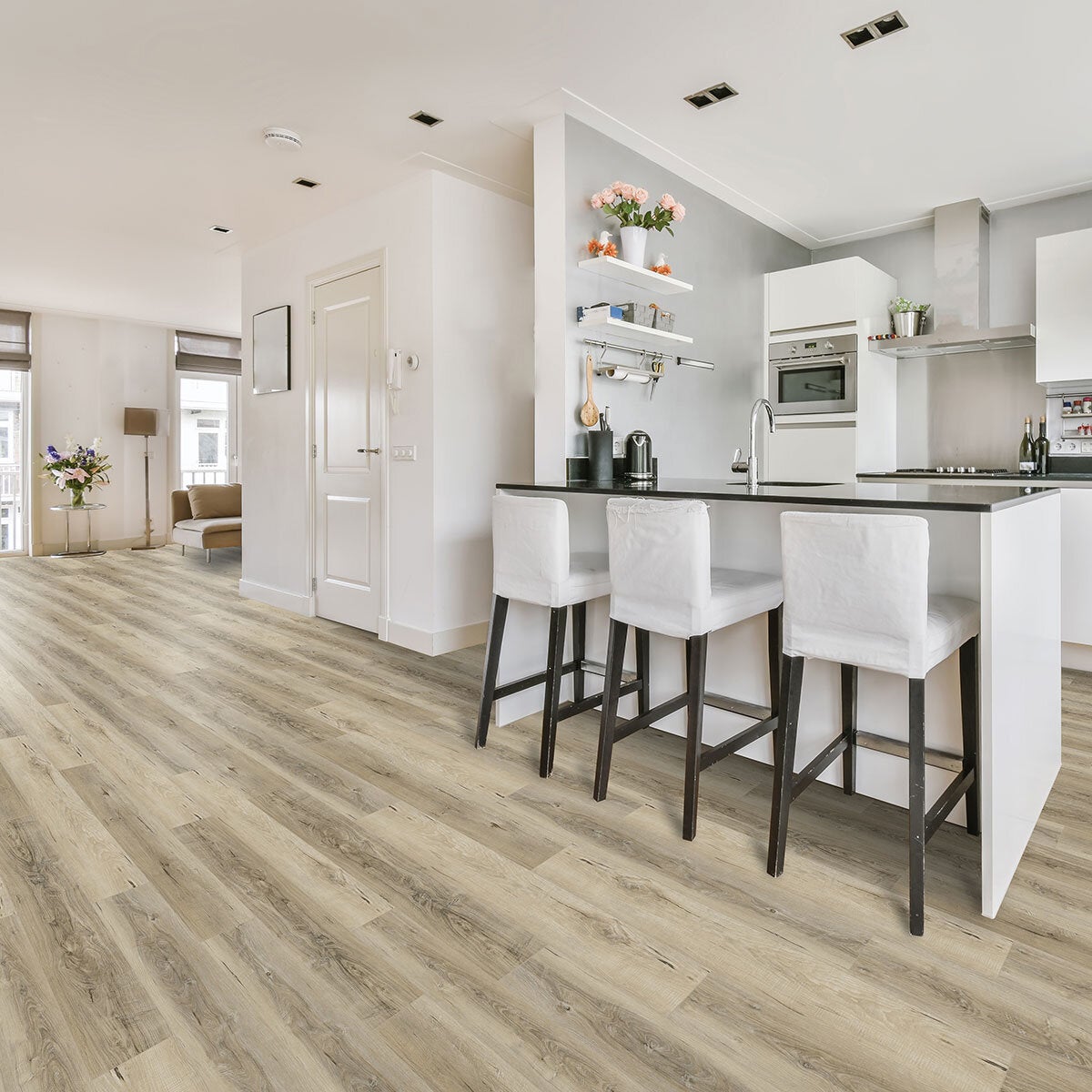 Golden Select Bristol Oak vinyl flooring pack - British product
