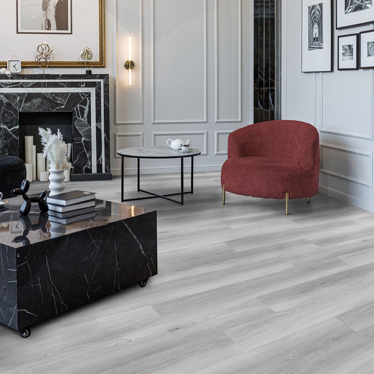 Golden Select York vinyl flooring planks, imported from the UK