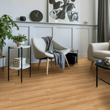 Golden Select Elmwood Oak vinyl flooring pack, imported from the UK