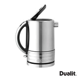 Dualit Architect kettle and 4-slot toaster in matt black, imported from the UK