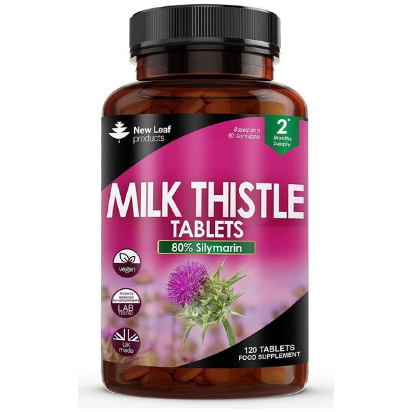 Milk Thistle Tablets 4000mg - 80% Silymarin High Strength GOODS Superdrug   