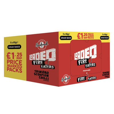Costco UK Seabrook Loaded Fire Eaters Scorpion Chilli 11 x 65g- Buy online at McGrocer