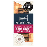 Peter's Yard Pink Peppercorn Sourdough Crackers   90g GOODS M&S   