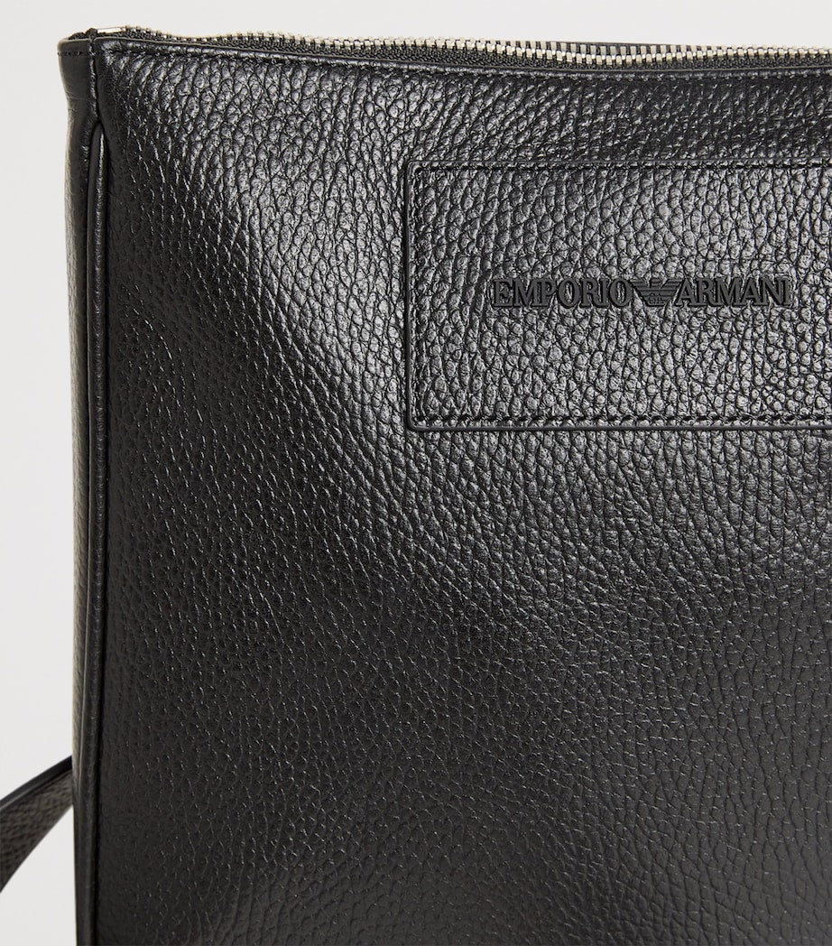 Emporio Armani leather cross-body bag, imported from the UK