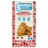 Genius Gluten Free Breakfast Bakes Cranberry & Oat Cereals ASDA   