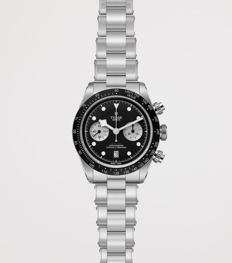 TUDOR Black Bay Chrono stainless steel watch 41mm (British brand)