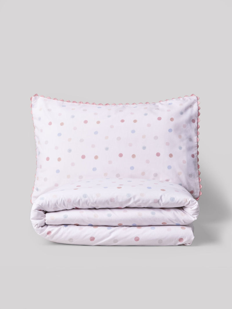 Sage green gingham reversible duvet cover and pillowcase set, imported from the UK
