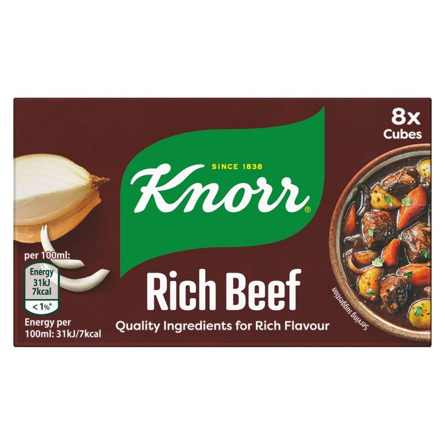 Knorr 8 Rich Beef Stock Cubes   8 x 10g GOODS M&S   