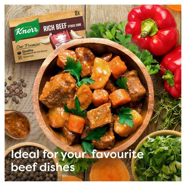 Knorr 8 Rich Beef Stock Cubes   8 x 10g GOODS M&S   