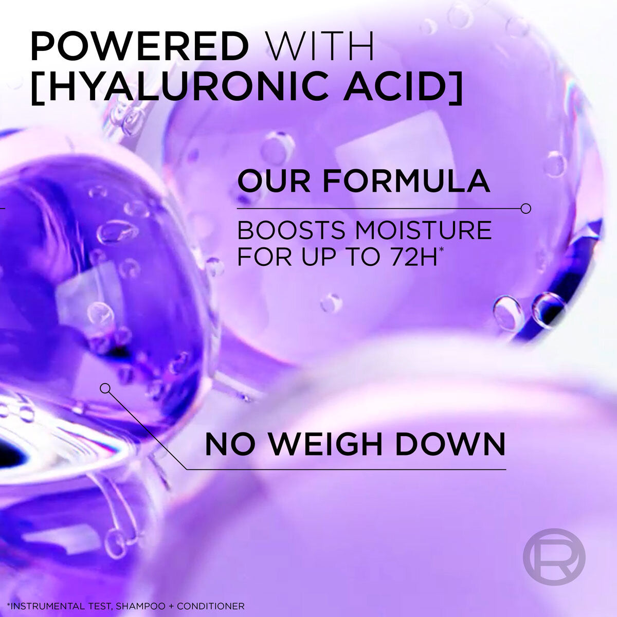 L'Oreal Paris Hydra Hyaluronic Shampoo 2 x 1L, UK version