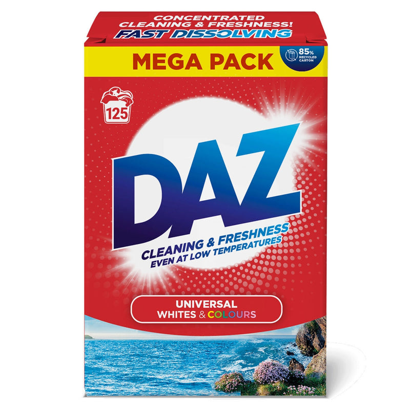 Daz Universal Bio laundry powder 125 wash - British product