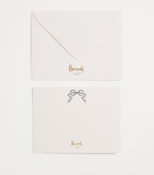 Harrods blue bow cards pack of 10, UK version