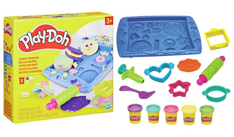 Play-Doh Sweet Shoppe Cookie Creations baking set with 5 tubs, imported from the UK