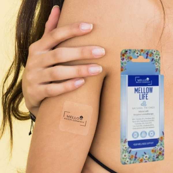 Mellow Life vitamin patch B vitamins D3 18 patches (British brand)