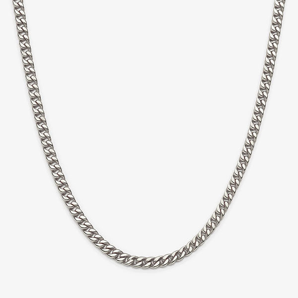 MUCHV thin curb chain necklace in gold or silver (British brand)