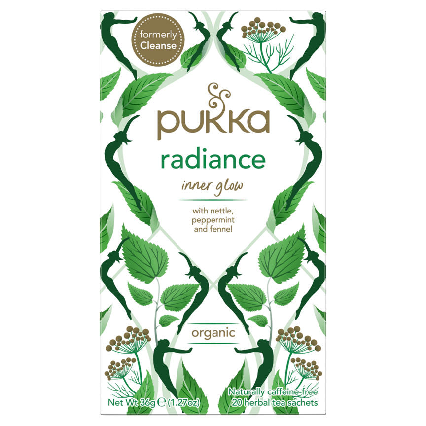 Pukka Radiance Inner Glow Organic 20 Herbal Tea Sachets