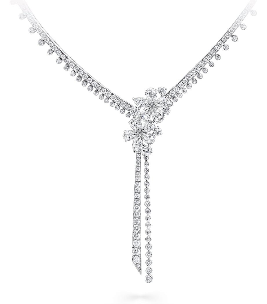 Graff Carissa necklace white gold diamonds - British product