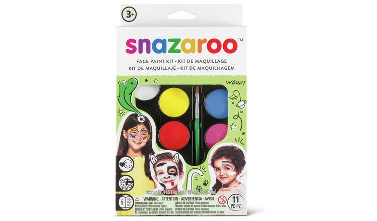 Snazaroo rainbow face paint kit 8 colours - British product