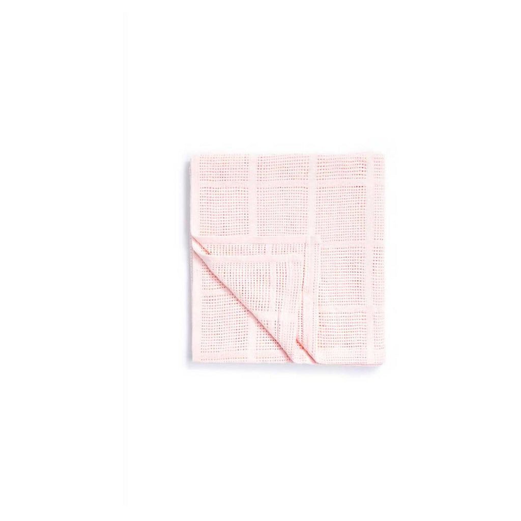 Mothercare Crib, Moses Basket and Pram Cellular Cotton Blanket- Pink