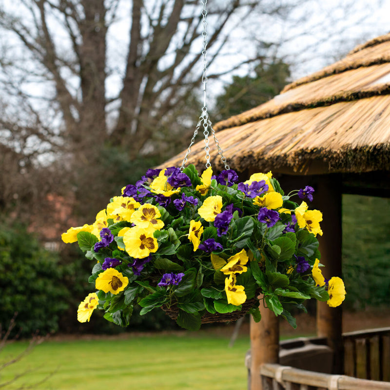 Tree Locate artificial hanging basket 35x50cm - British product