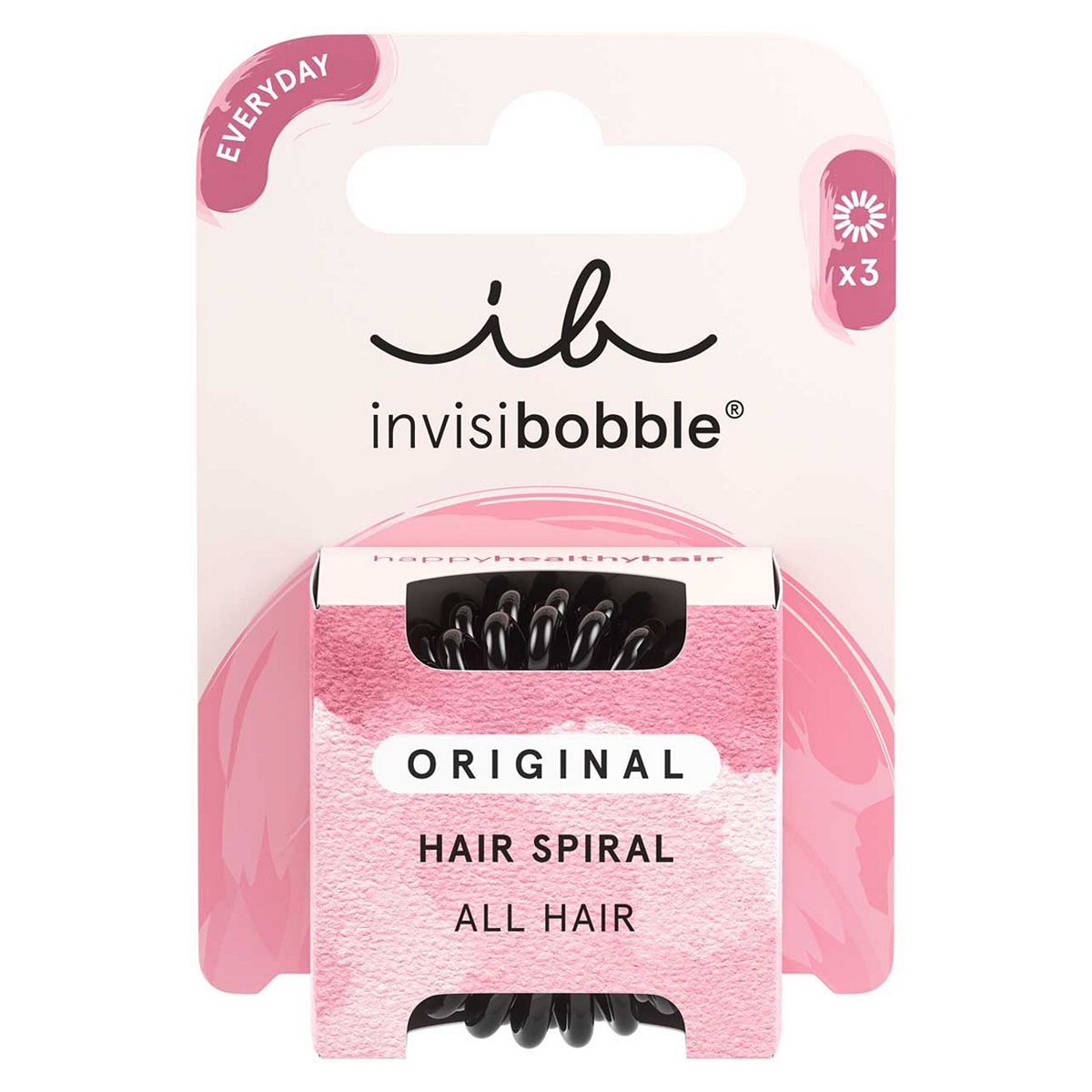 invisibobble ORIGINAL Black Hair Ties, 3 Pack GOODS Boots   