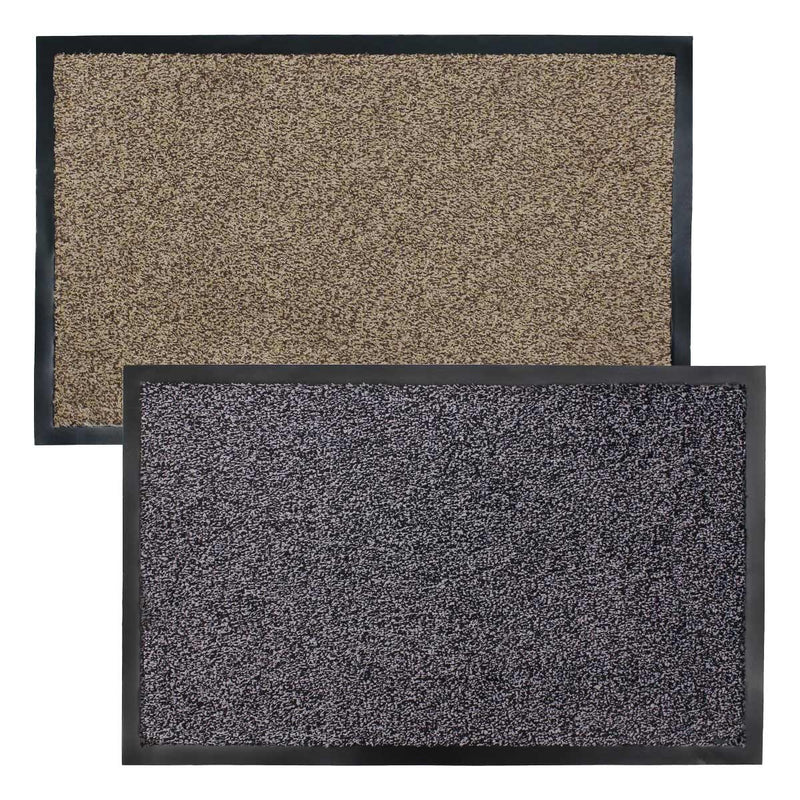 JVL Admiral microfibre door mat 2 pack 50x80cm (British brand)