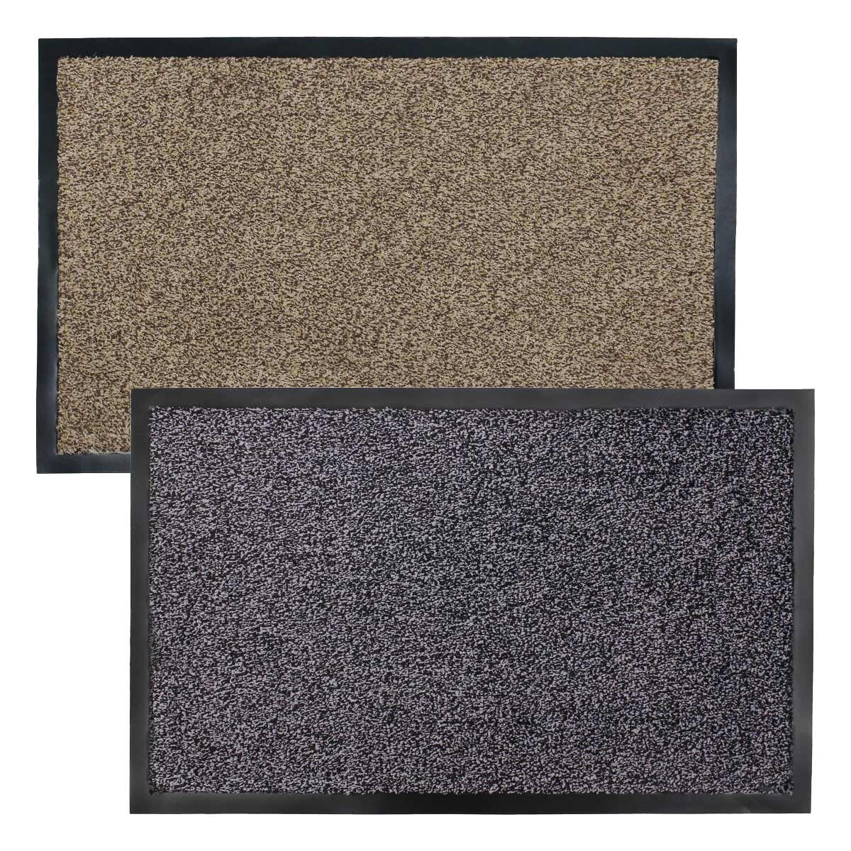 JVL Admiral microfibre door mat 2 pack 50x80cm (British brand)