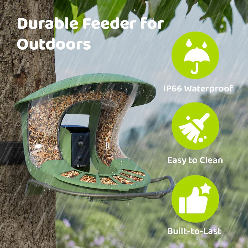 Birdfy Feeder 2 Pro smart bird feeder with solar panel (British brand)