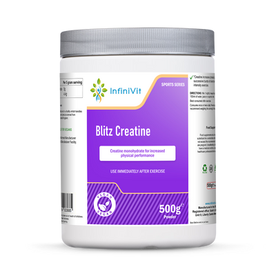 Holland & Barrett InfiniVit Blitz Creatine Monohydrate Powder 500g- Buy online at McGrocer