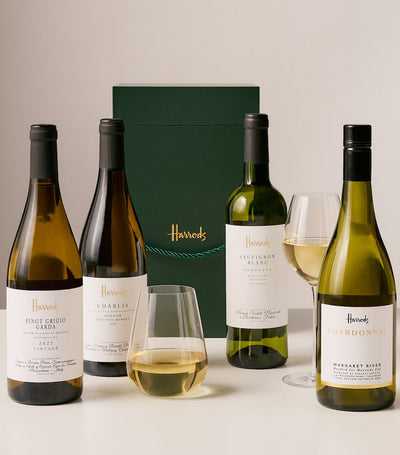 Harrods Harrods White Wine Gift Box- Buy online at McGrocer