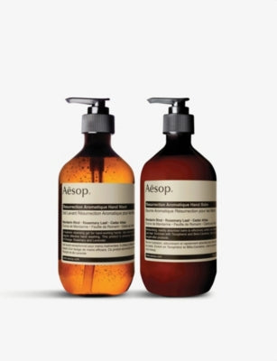 Aesop Resurrection hand wash and balm set 2x500ml - British product